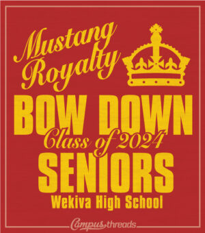 Senior Class T-shirts Bow Down