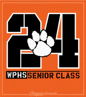 Senior Class T-shirt Paws Print