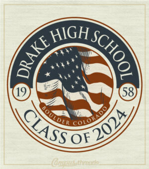 Class 2024 High School Shirt Flag