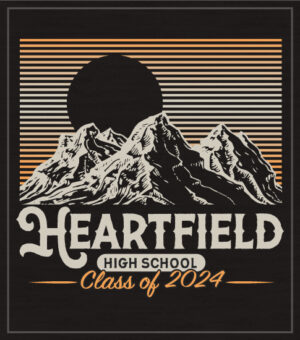 Class of 2024 Mountain T-shirts