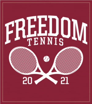 Basic Crossed Racquet Tennis T-shirt