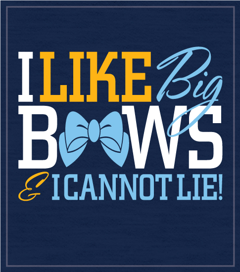 Big Bows Cheer T-shirt