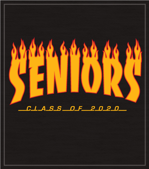 Class of 2020 Senior Skateboard T-shirt