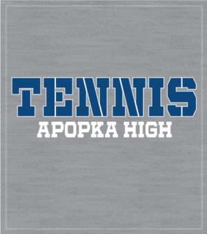 High School Tennis Team T-shirt