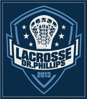 Lacrosse Team T-shirt with Crest