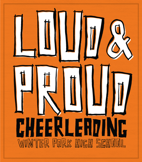 Cheer T-shirt Loud and Proud