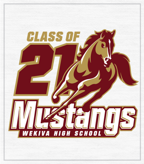 Mustang Class of 2021 T-shirt