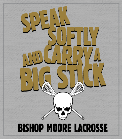 Team Lacrosse T-shirt Big Stick