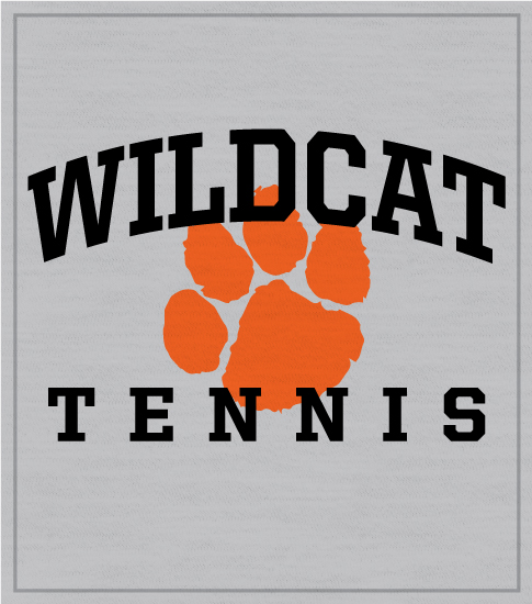 Arched Tennis T-shirt with Paw