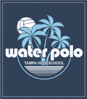 Water Polo T-shirt Palm Tree