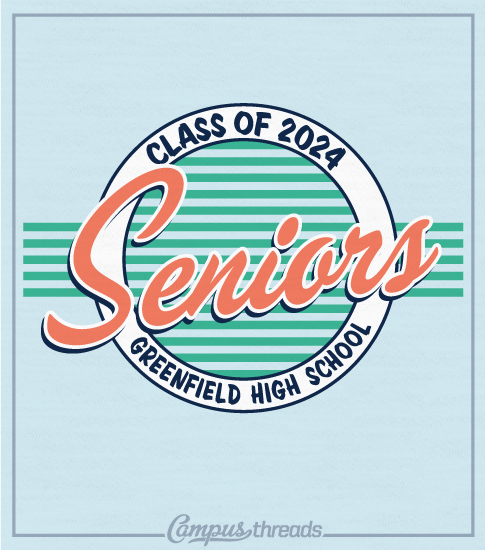 Senior Class T-shirt Retro Seventies