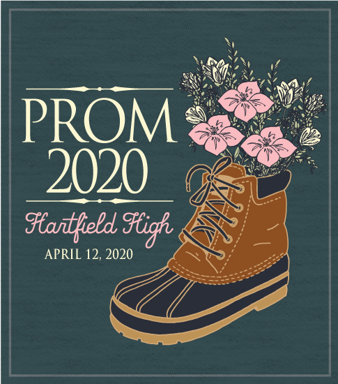 Prom T-shirt Preppy Boot