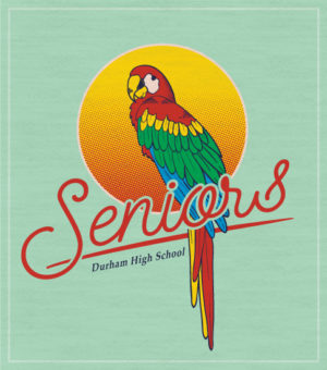 Senior Class T-shirt Parrot