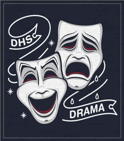 Theater and Drama Shirt with Masks
