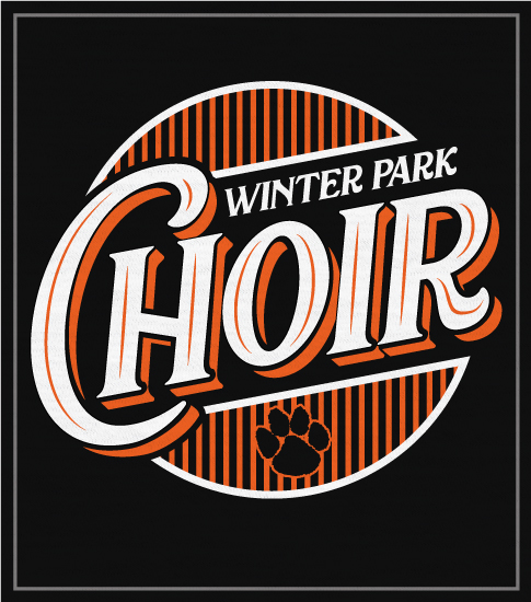 Choir T-shirt Retro Circle
