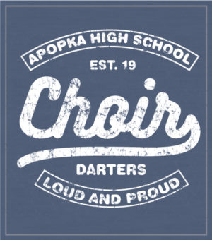 High School Choir T-shirt Denim