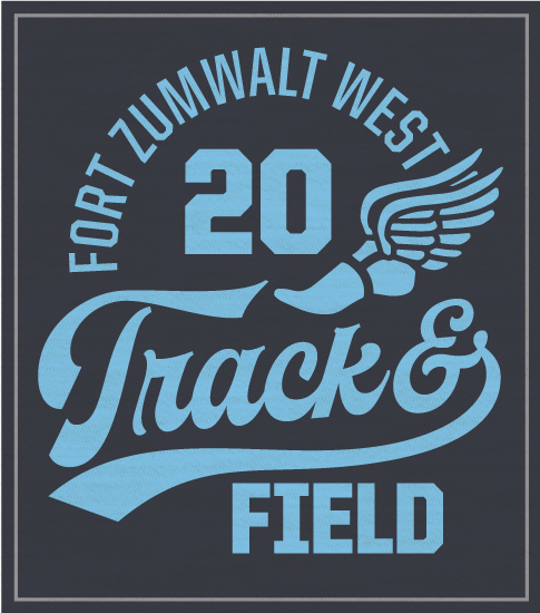 Track and Field T-shirt Script