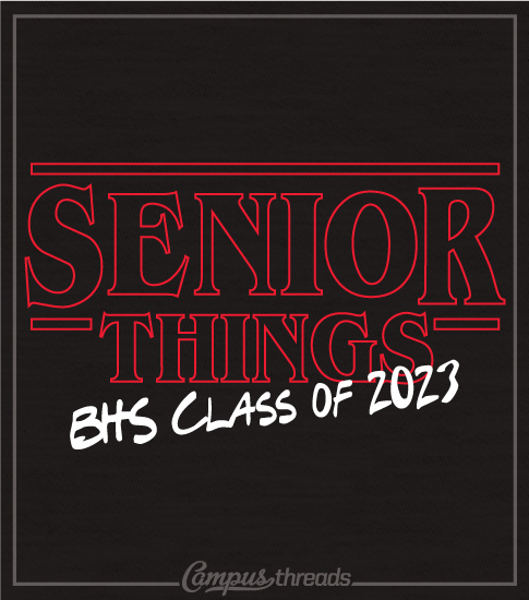 Senior Class T-shirts Stranger Things