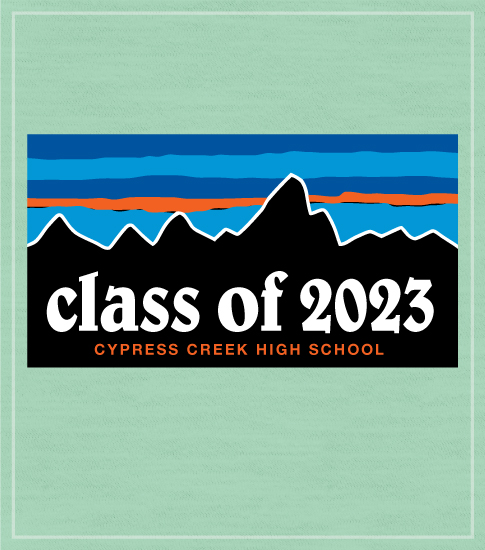 Class of 2023 T-shirt with Mountains