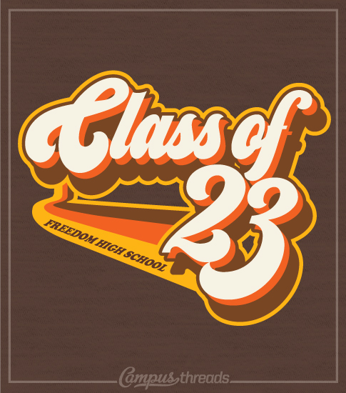 Retro Seventies Class of 2023 Shirt