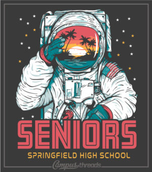 Senior Class Shirt Astronaut
