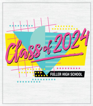 Class of 2024 Retro Eighties T-shirt