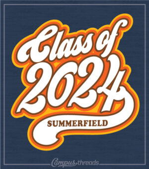 Class of 2024 Shirt Retro Seventies