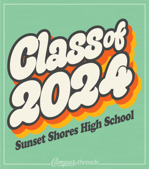 Class of 2024 T-Shirt Retro