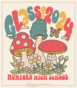 Senior Class Shirts Mushrooms