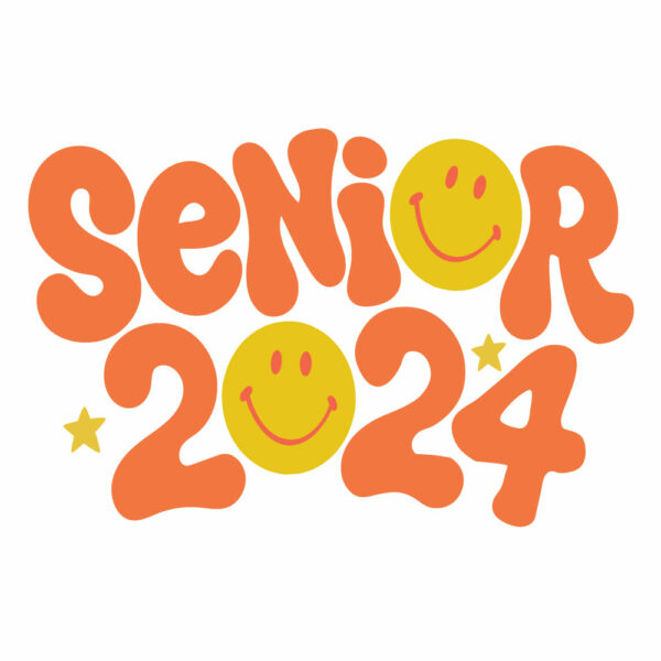 Senior Class of 2024 Design Retro Seventies